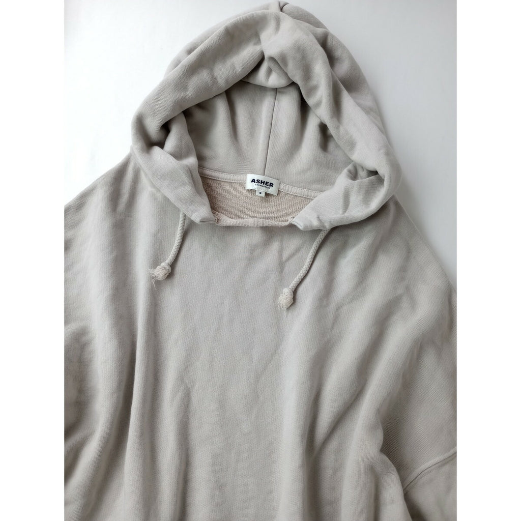 25SS ASHER アッシャー Plage プラージュ JNELLE フード フーディー スウェット トップス ライトグレー S【中古】