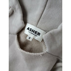 25SS ASHER アッシャー Plage プラージュ JNELLE フード フーディー スウェット トップス ライトグレー S【中古】