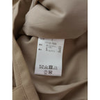 24AW CLANE クラネ ワイド ベルト タック パンツ ベージュコットン 1【中古】