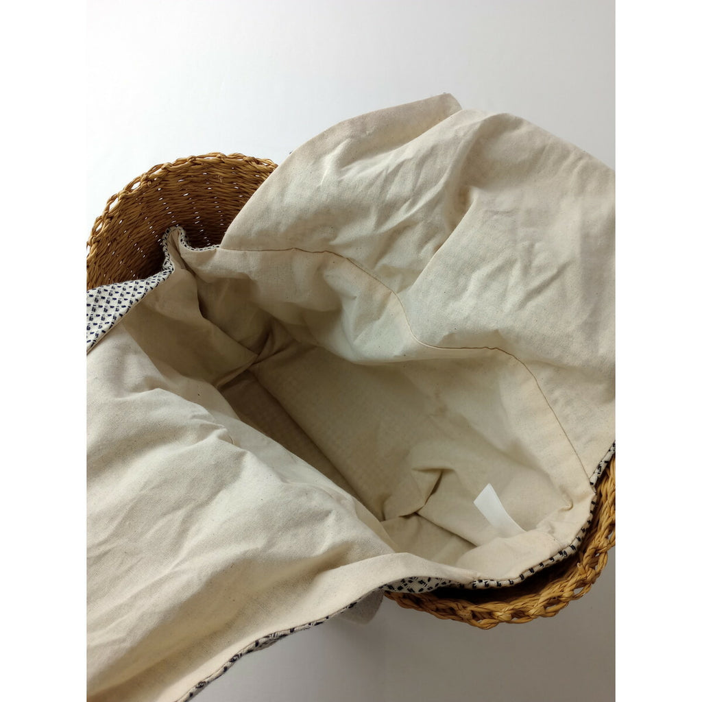 MUUN ムーニュ かご バッグ トート 白【中古】