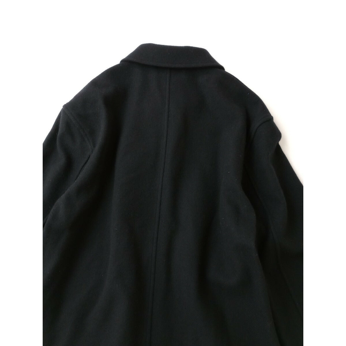 24AW MARGARET HOWELL マーガレットハウエル SOFT WOOL TWILL ウール 毛 100％ 長袖 ジャケット 黒 ブラック 1 (15M＋0516)【中古】