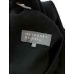 24AW MARGARET HOWELL マーガレットハウエル SOFT WOOL TWILL ウール 毛 100％ 長袖 ジャケット 黒 ブラック 1 (15M＋0516)【中古】