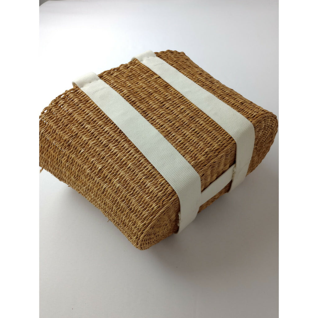 MUUN ムーニュ かご バッグ トート 白【中古】