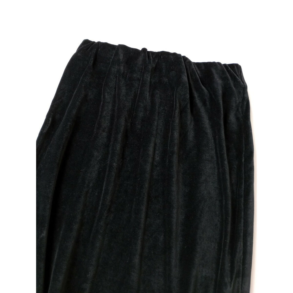 MUUET ミュエット ベロア スカート カーディガン トップス セットアップ 黒 ブラック (5M＋2643)【中古】