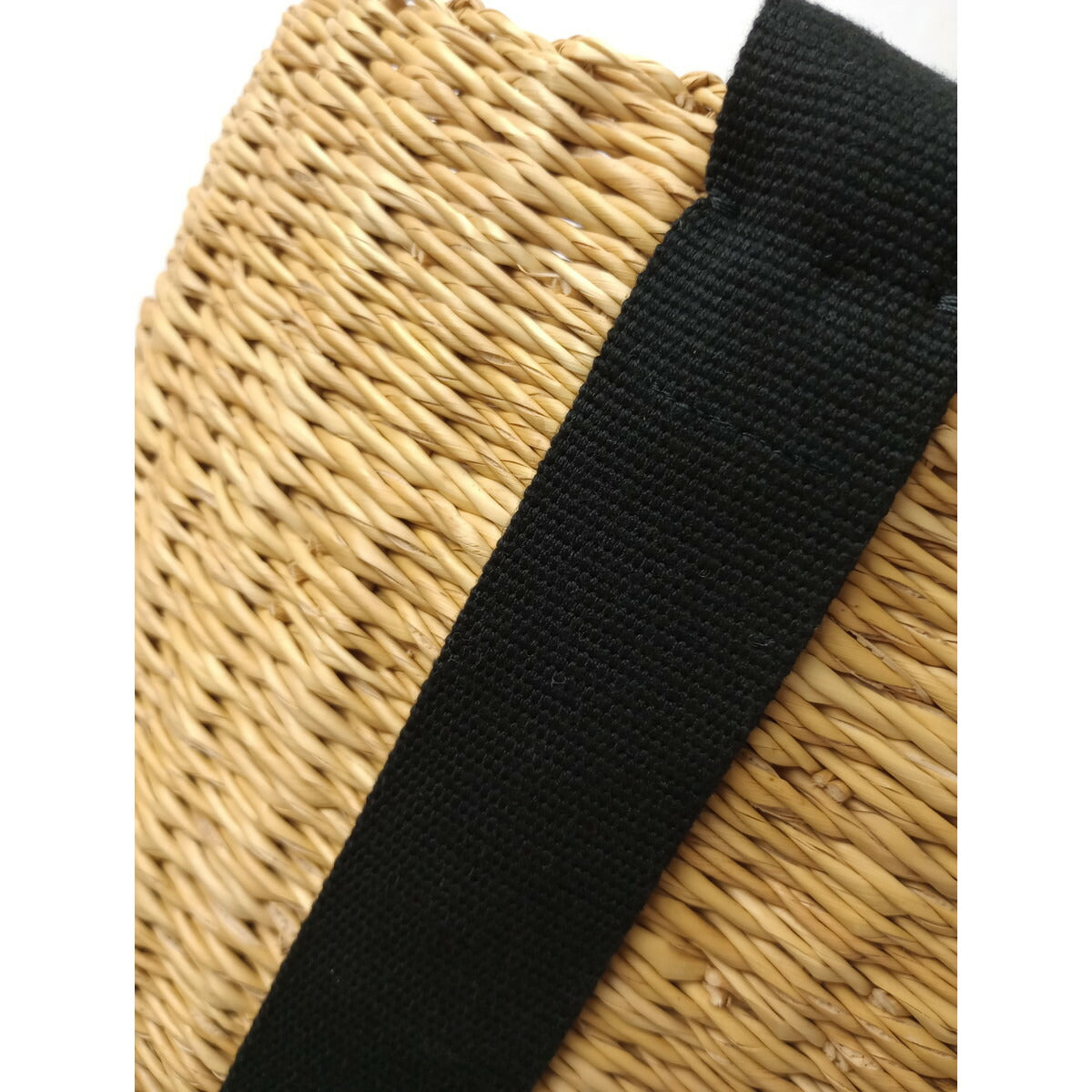 ムーニュ MUUN カゴ バッグ かご 黒 ブラック 【中古】