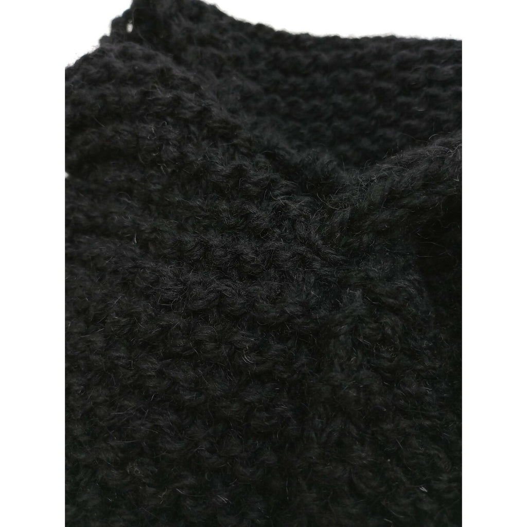 ムーニュ MUUN カゴ バッグ かご 黒 ブラック 【中古】