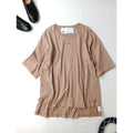 TICCA ティッカ Wanderlust 半袖 Tシャツ カットソー コットン 綿 100％ トップス くすみピンク【中古】