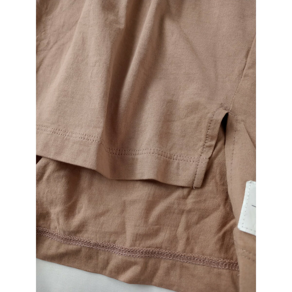 TICCA ティッカ Wanderlust 半袖 Tシャツ カットソー コットン 綿 100％ トップス くすみピンク【中古】