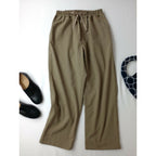 maillot マイヨ Shadow Check Easy Trouser シャドー チェック 柄 イージー トラウザー パンツ カーキ【中古】