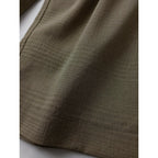maillot マイヨ Shadow Check Easy Trouser シャドー チェック 柄 イージー トラウザー パンツ カーキ【中古】