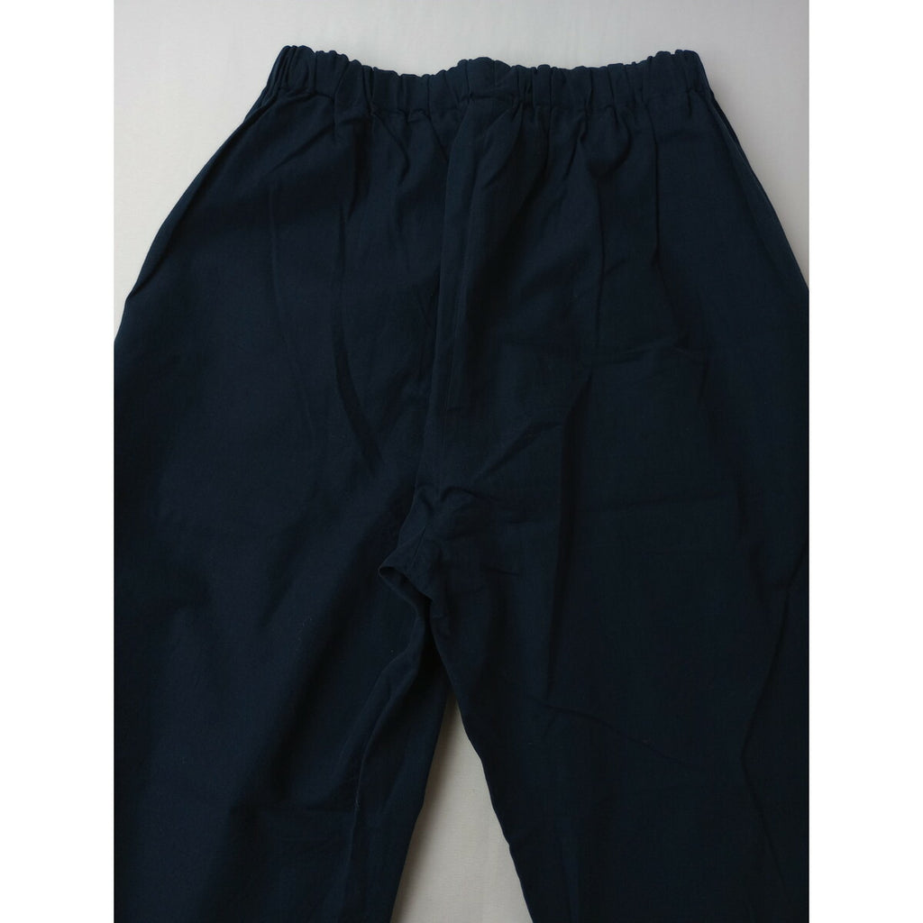 YAECA CONTEMPO ヤエカ コンテンポ パジャマ パンツ コットン シルク イージー ネイビー【中古】