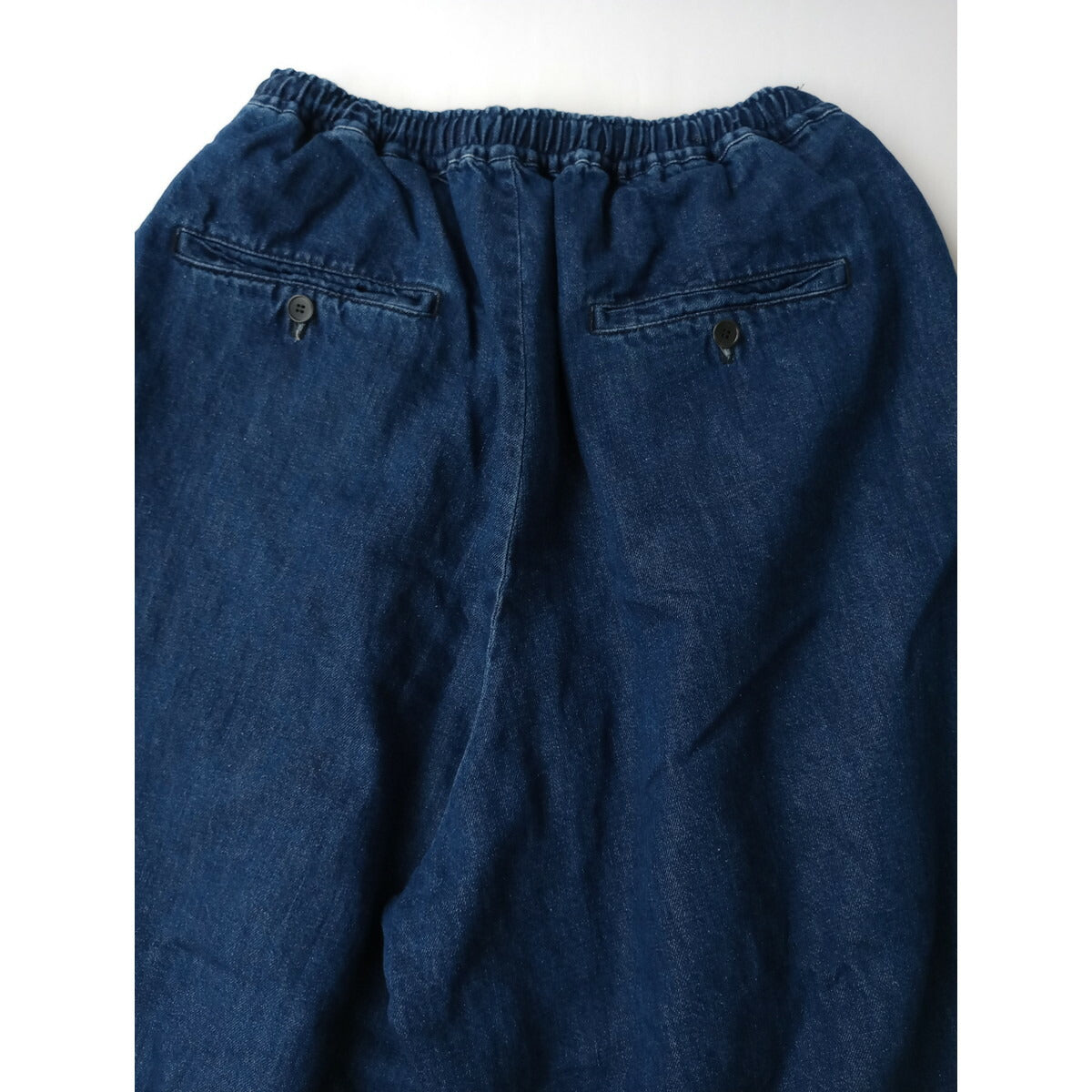 Veritecoeur ヴェリテクール 9.5oz デニム タック パンツ ブルー ネイビー 1