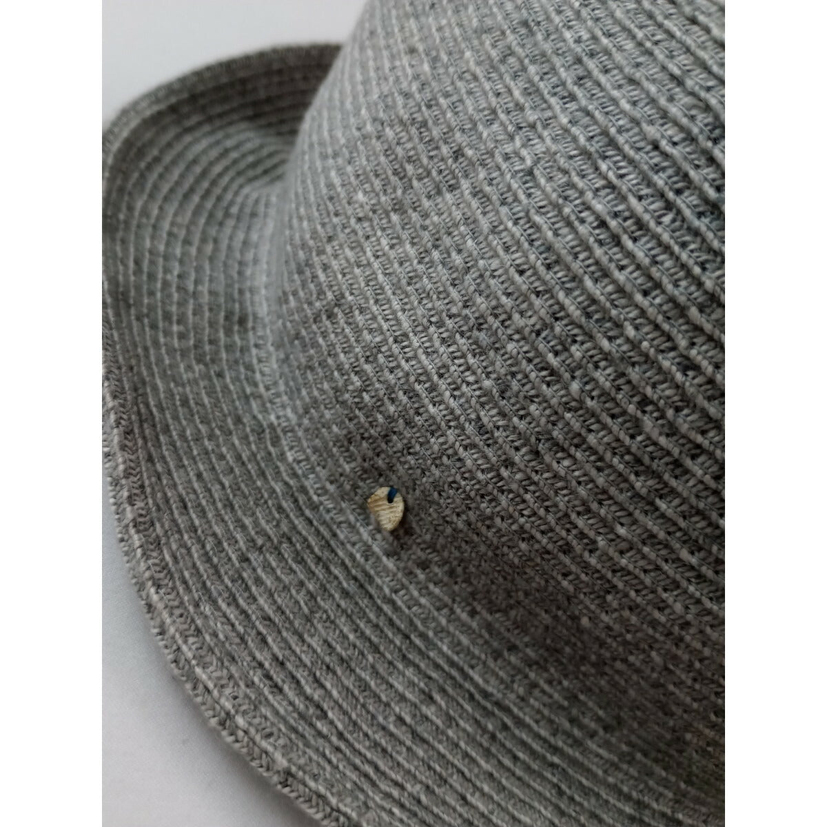 chisaki チサキ リネン ハット 帽子 グレー【中古】