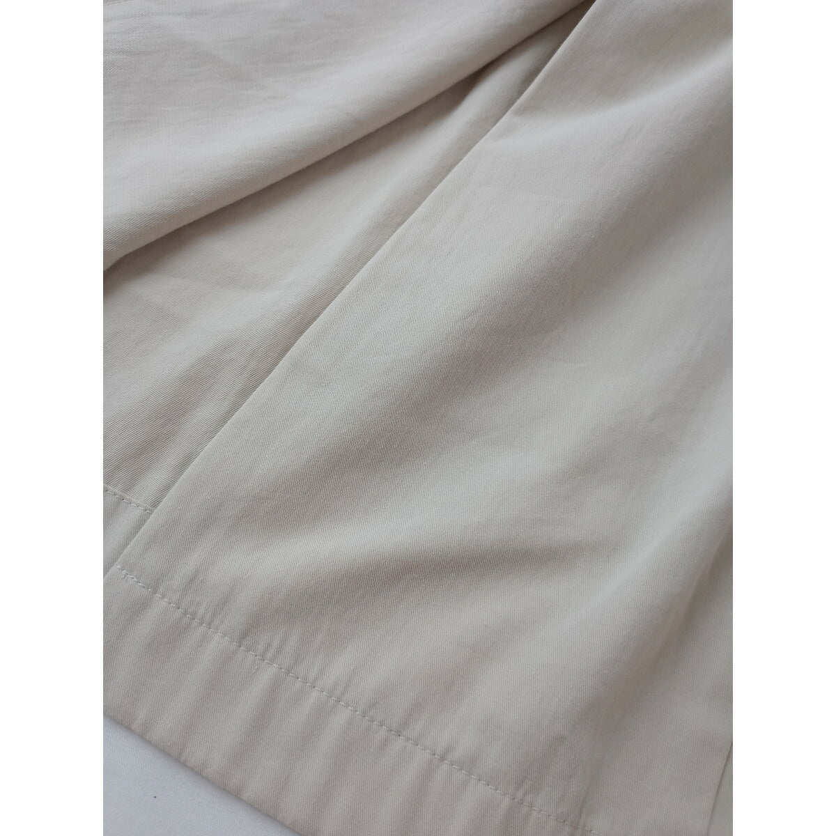 evam eva エヴァムエヴァ コットン 綿 100％ コート 羽織 ライト ベージュ 1【中古】