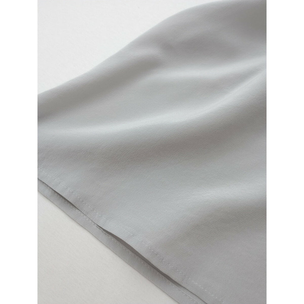 -M- [medium] ミディアム days 小暮美奈子 シルク 100％ タンクトップ トップス カットソー グレー M【中古】