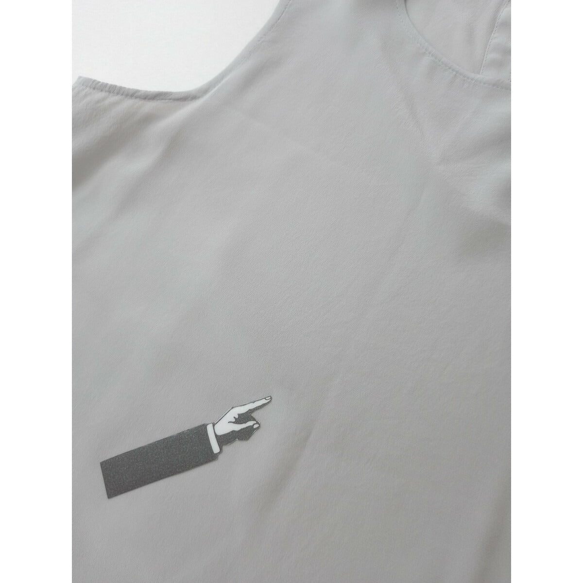 -M- [medium] ミディアム days 小暮美奈子 シルク 100％ タンクトップ トップス カットソー グレー M【中古】