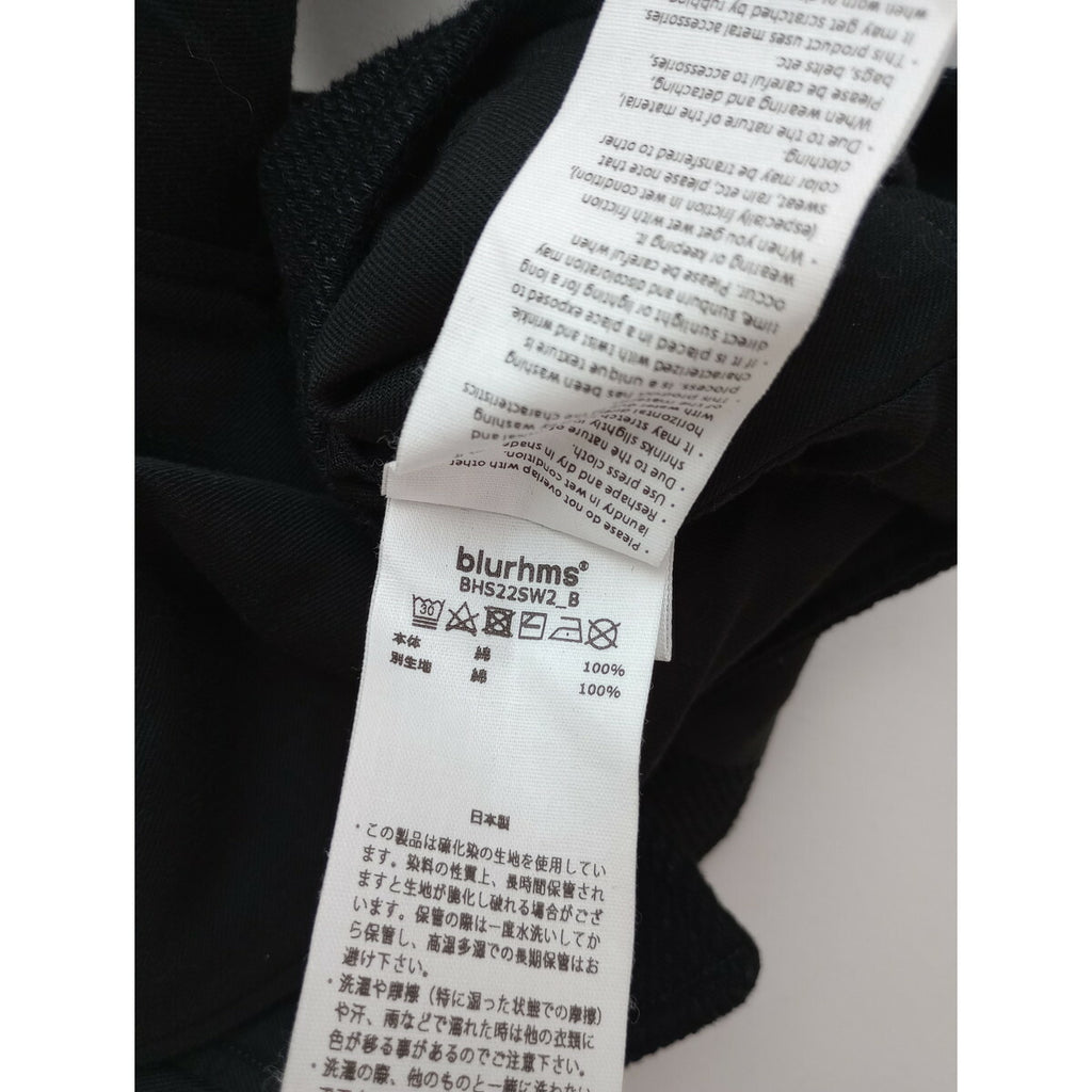 blurhms ブラームス コットンドリル ビスチェ トップス 黒 ブラック 0【中古】