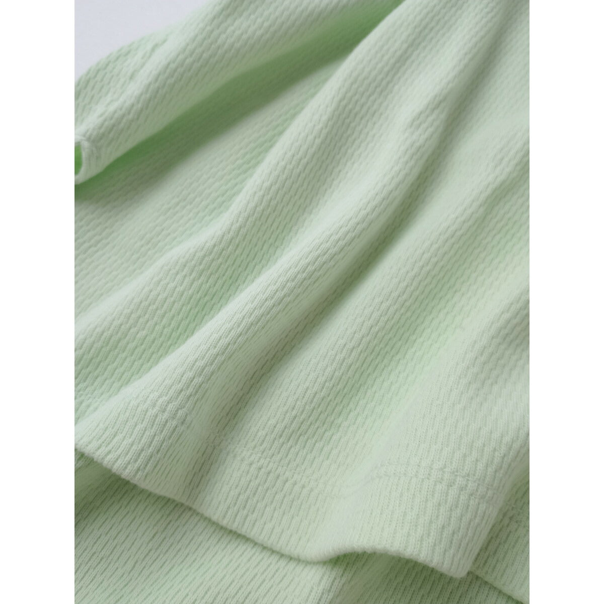 kha:ki カーキ HONEYCOMB SLEEVELESS TOP コットン ハニカム サーマル ノースリーブレス プルオーバー トップス グリーン