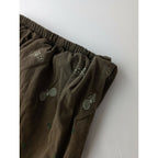mina perhonen LAUNDRY ミナペルホネン ランドリー sunny spotcho エンブロイダリー スカート カーキ 36【中古】