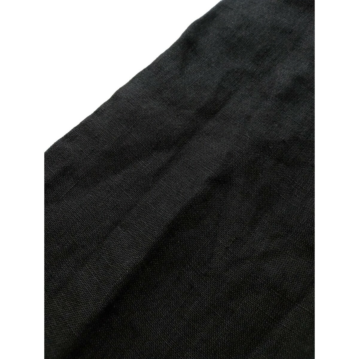 MOUNTAIN MORNING×foglinenworkマウンテンモーンングフォグリネンワークリネン 麻 100％ オールインワンサロペット つなぎ 黒 ブラック【中古】