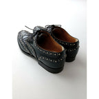 Church's チャーチ Burwood バーウッド スタッズ レースアップ レザー シューズ 靴 黒 ブラック 35【中古】