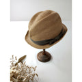 mature ha. マチュアーハ BOXED HAT ペーパー ハット 帽子 グレーリボン【中古】