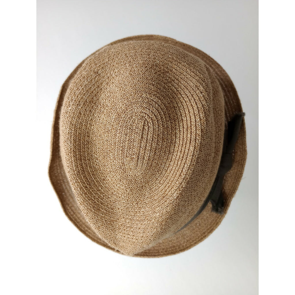 mature ha. マチュアーハ BOXED HAT ペーパー ハット 帽子 グレーリボン【中古】