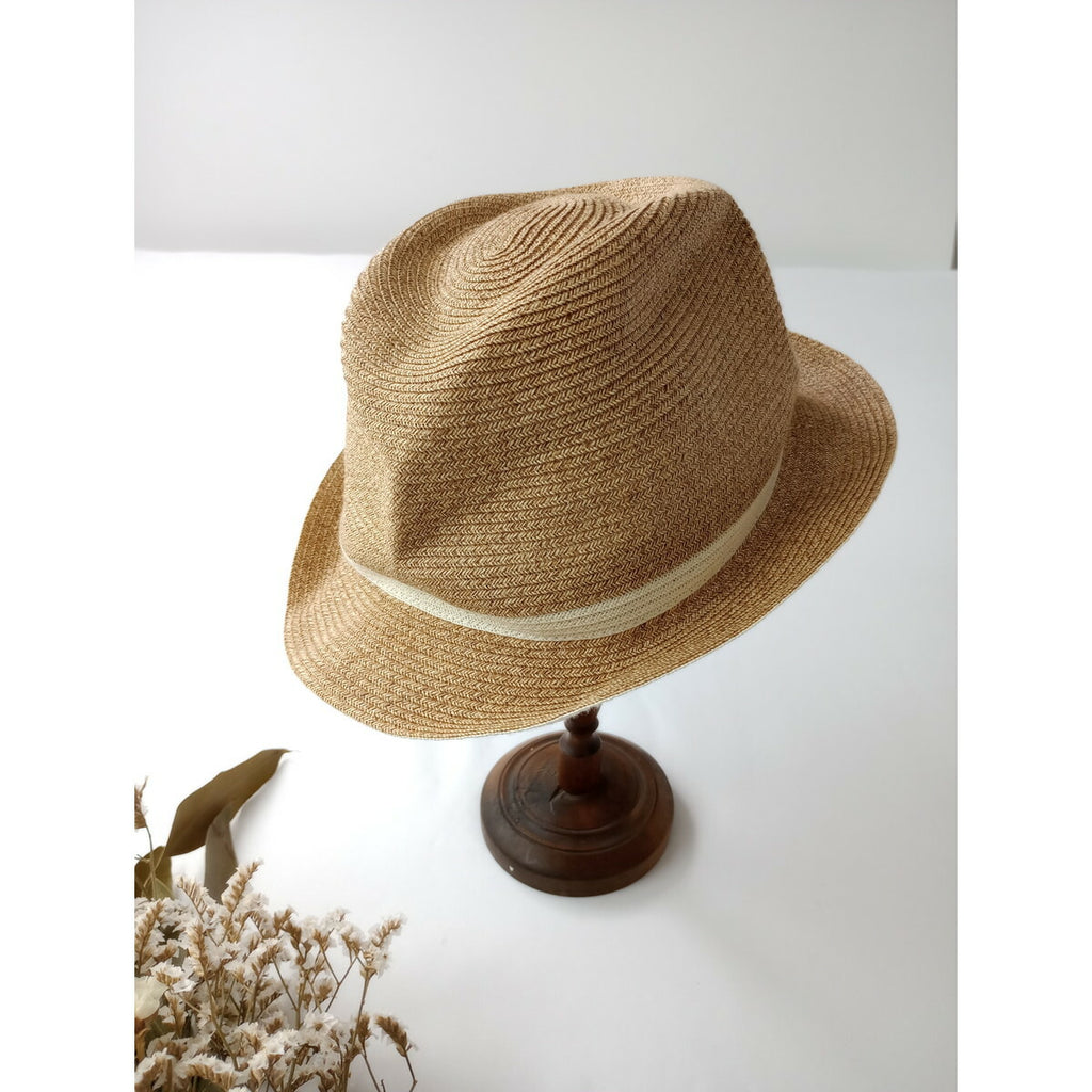 mature ha. マチュアーハ BOXED HAT ペーパー ハット 帽子 白【中古】