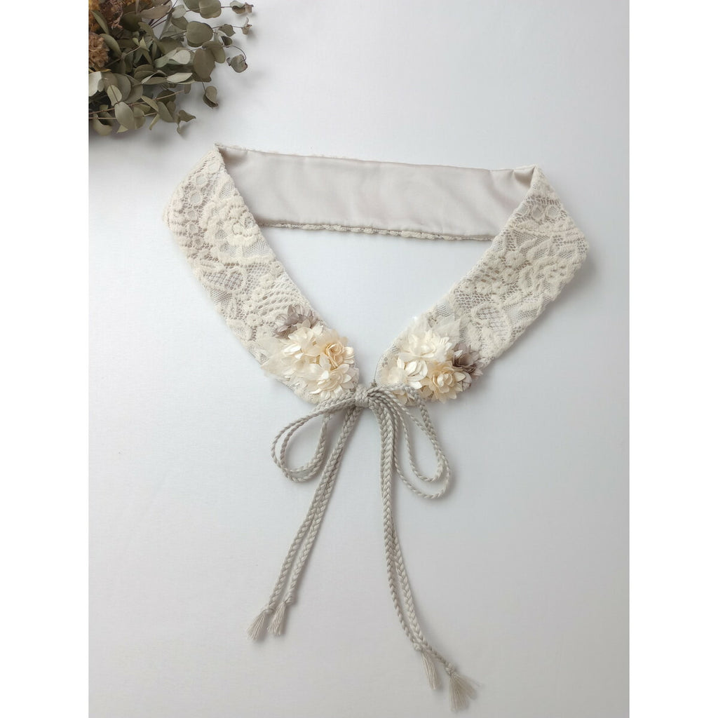 la fleur ラ フルール marguerite belt マーガレット ベルト アイボリー【中古】