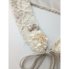 la fleur ラ フルール marguerite belt マーガレット ベルト アイボリー【中古】