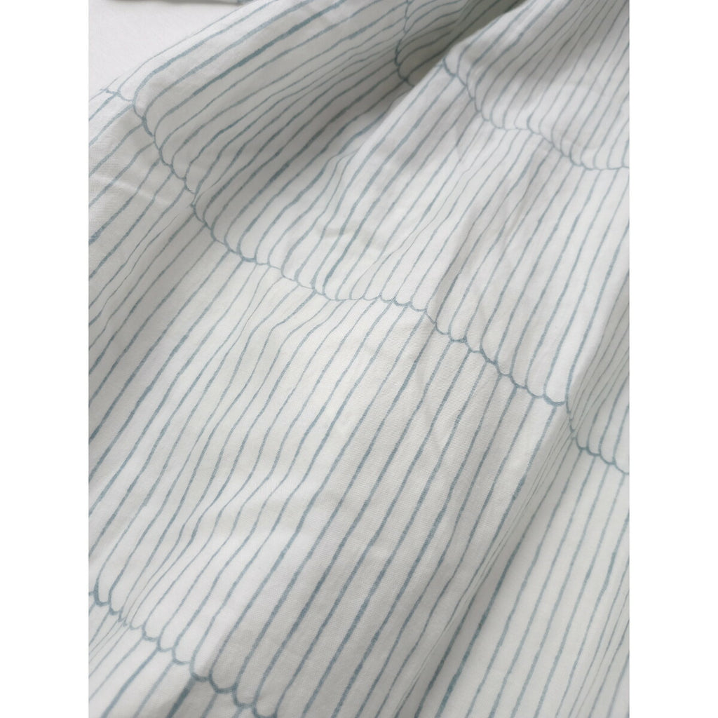 mina perhonen ミナペルホネン misty line 長袖 ロング ワンピース 白 36【中古】