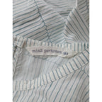 mina perhonen ミナペルホネン misty line 長袖 ロング ワンピース 白 36【中古】