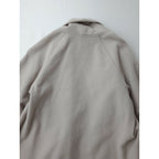 MITTAN ミッタン ウール 毛 100％ ロング コート グレーがかったアイボリー 1 (20M＋1732)【中古】