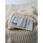 TICCA × MMN ティッカ 別注 タートルネックベスト セーター ウール 毛 100％ Free (22M＋0210)【中古】
