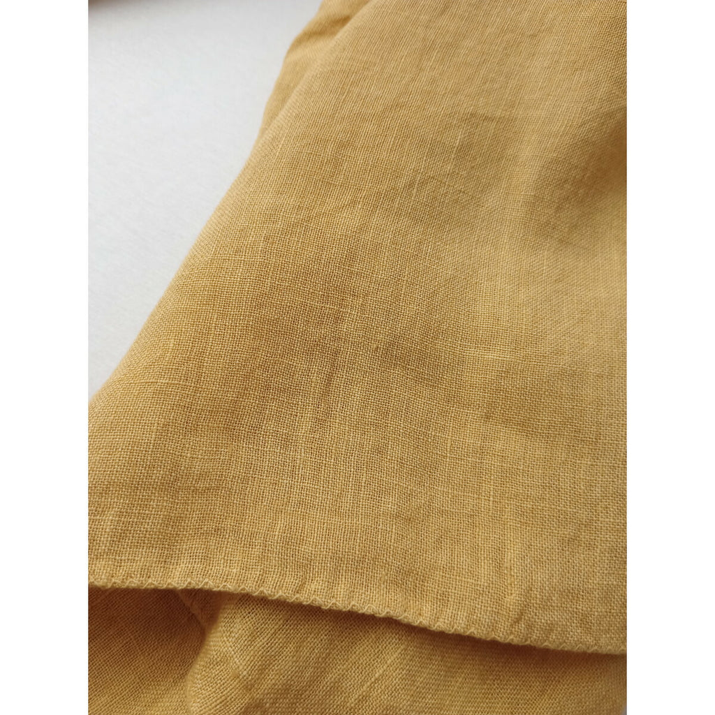 ASAUCE MELER × Ron Herman アソースメレ ロンハーマン 大判ストール リネン 麻 100％【中古】