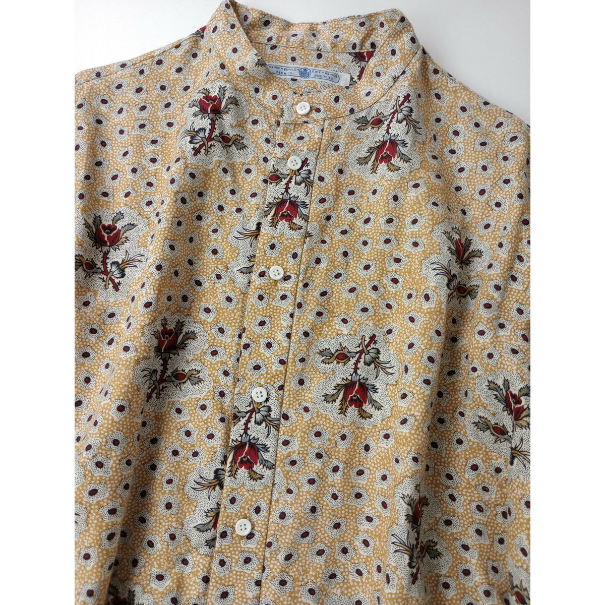 R&D.M.Co- オールドマンズテーラー NURSERY PRINT ROOMY SHIRT ナーサリープリントルーミー シャツ トップス黄土色【中古】