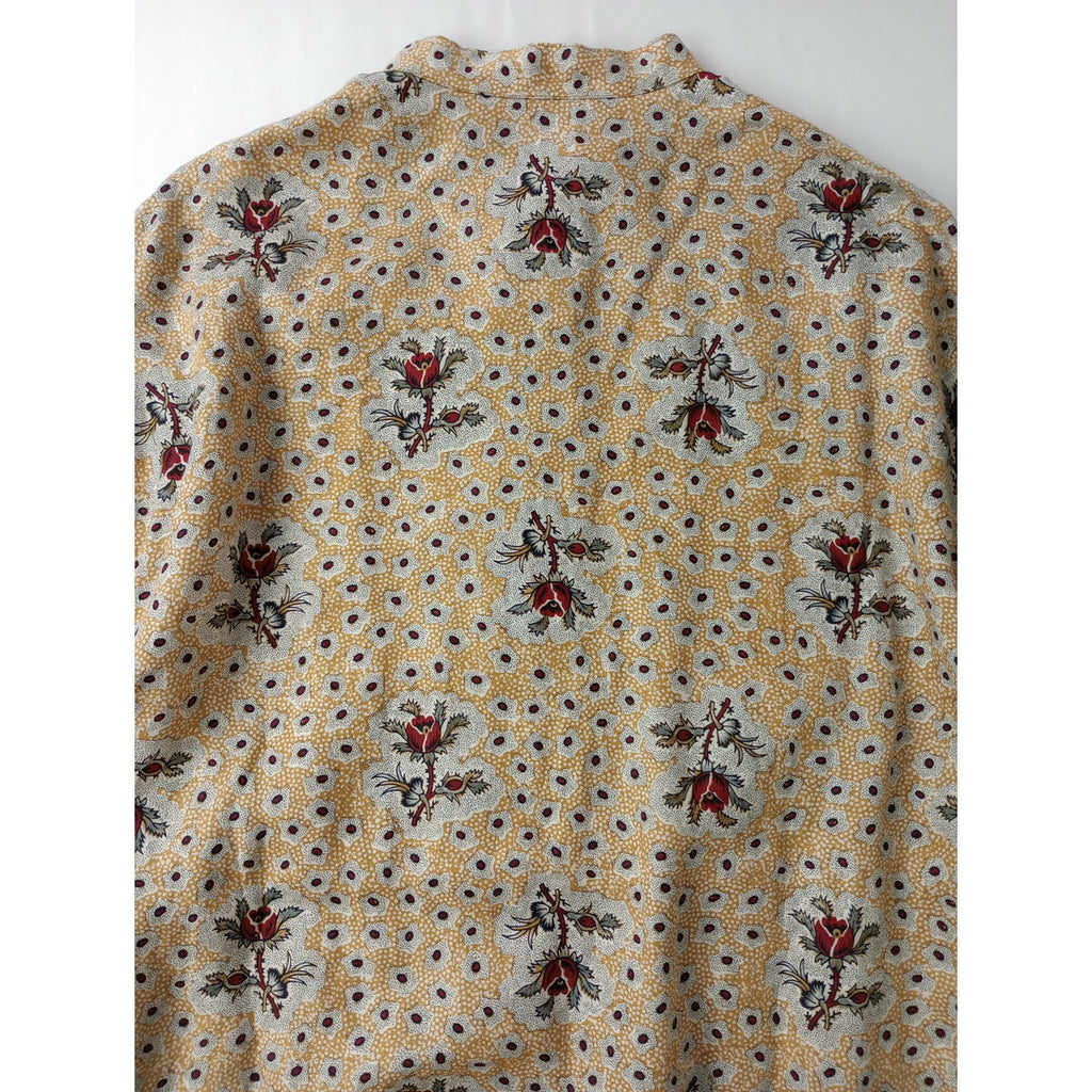 R&D.M.Co- オールドマンズテーラー NURSERY PRINT ROOMY SHIRT ナーサリープリントルーミー シャツ トップス黄土色【中古】