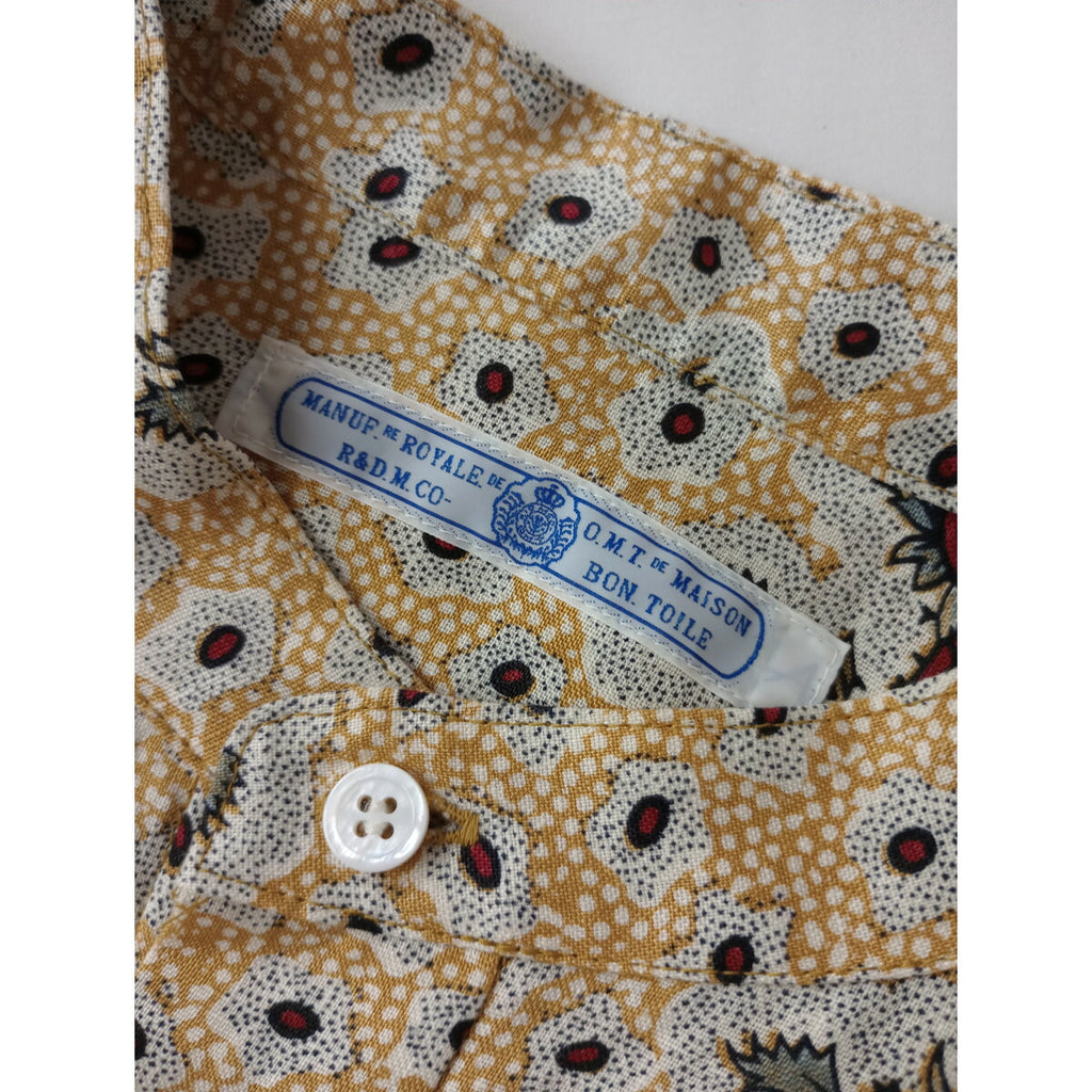 R&D.M.Co- オールドマンズテーラー NURSERY PRINT ROOMY SHIRT ナーサリープリントルーミー シャツ トップス黄土色【中古】