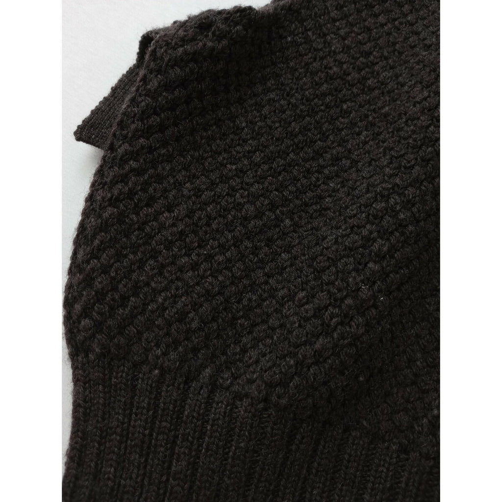 TORICI トリチ ツインハイ ニット ベスト トップス ダークブラウン (21M＋1737)【中古】