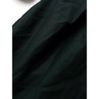 TENNE HANDCRAFTED MODERN テンハンドクラフテッドモダン コットン リネン ロング ワンピース ドレス 黒 ブラック【中古】