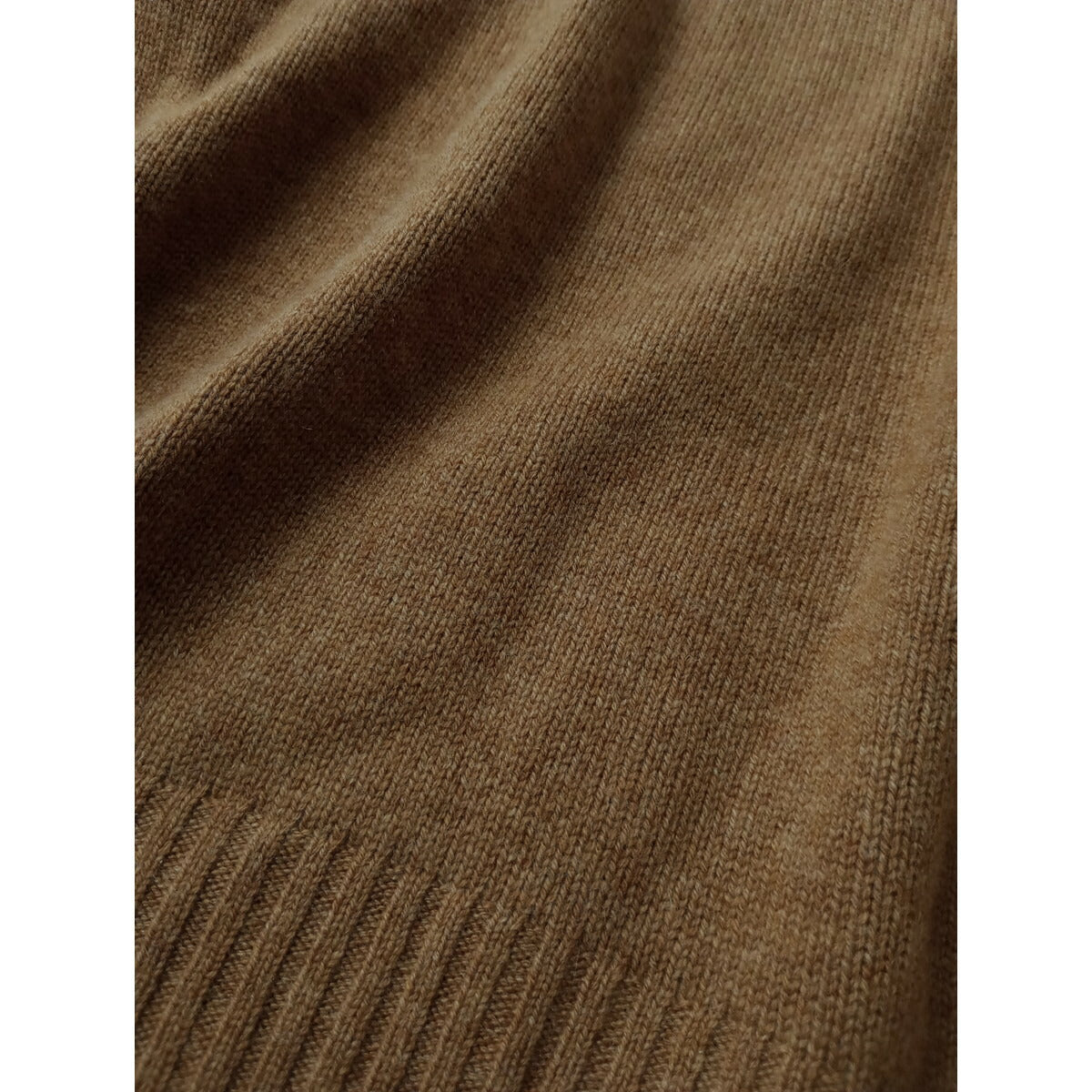LEE MATHEWS リー・マシュー カシミヤ 100％ タートルネック ニット 長袖 トップス セーター ブラウン (18M＋0193)【中古】