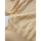 24AW DRAWER ドゥロワー FALL1 18Gカシミヤシルククルーネックニット トップス 長袖 山吹色 イエロー【中古】