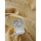 24AW DRAWER ドゥロワー FALL1 18Gカシミヤシルククルーネックニット トップス 長袖 山吹色 イエロー【中古】