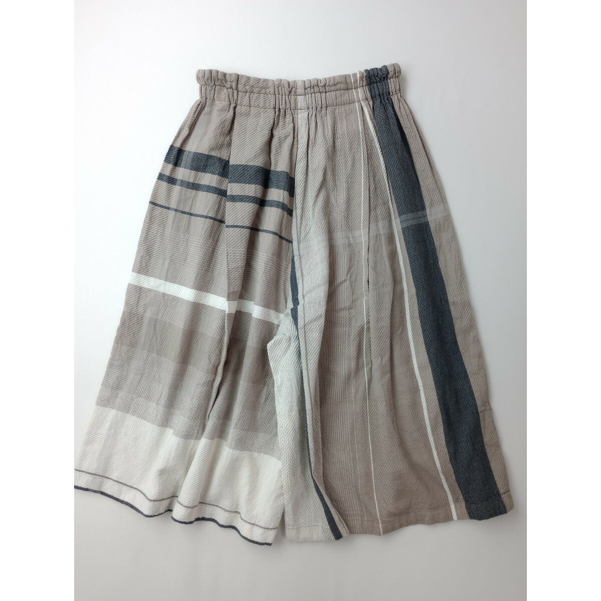 amaki niime タマキニイメ 玉木新雌 サルエル ワイド パンツ ベージュ 1【中古】