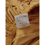 ゴーシュ 100/1ローン ギャザースカート コットン 綿 100％ イエロー 黄色【中古】