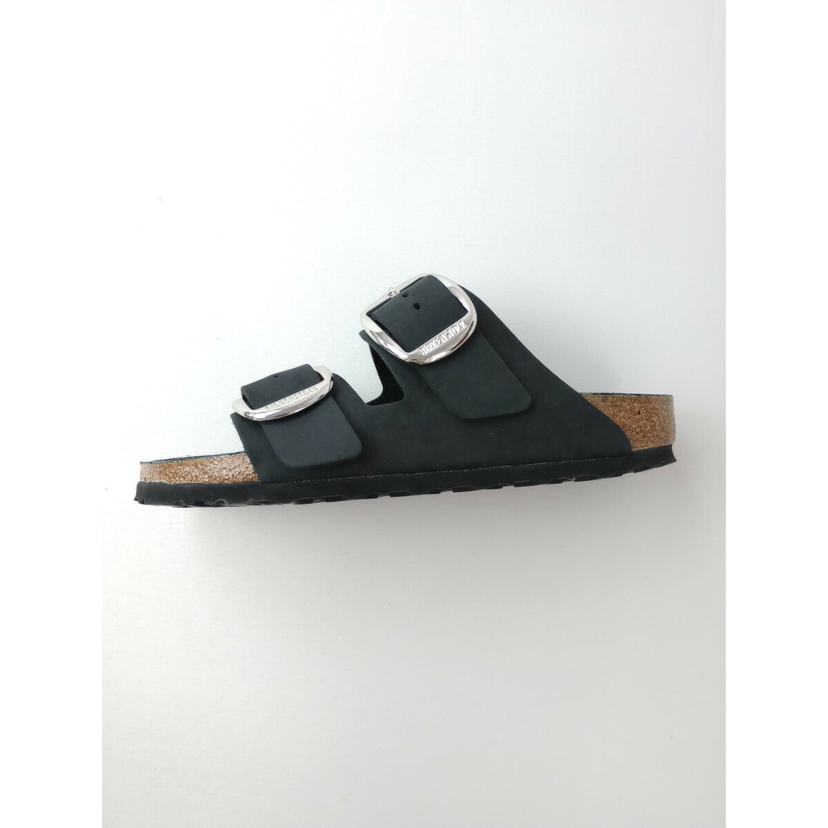 BIRKENSTOCK ビルケンシュトック Arizona Big Buckle アリゾナ ビッグバックル サンダル 靴 オイルドナチュラルレザー 黒 ブラック【中古】