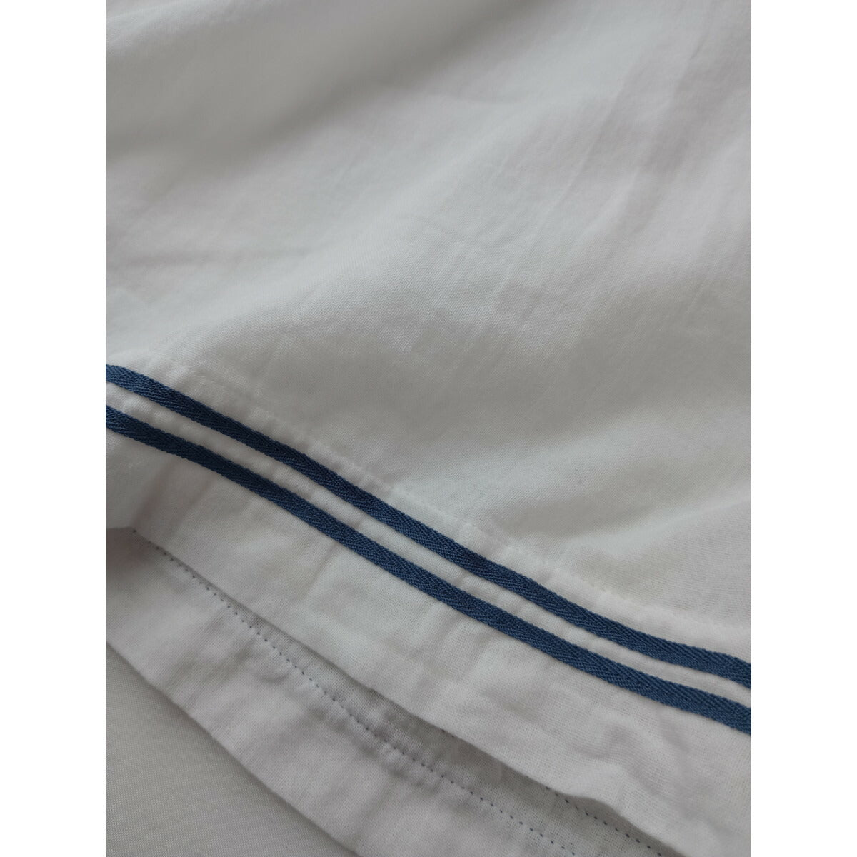 アオ 代官山 Ao daikanyama コットン 綿 100％ プルオーバー ブラウス トップス くるみボタン 白 ホワイト【中古】