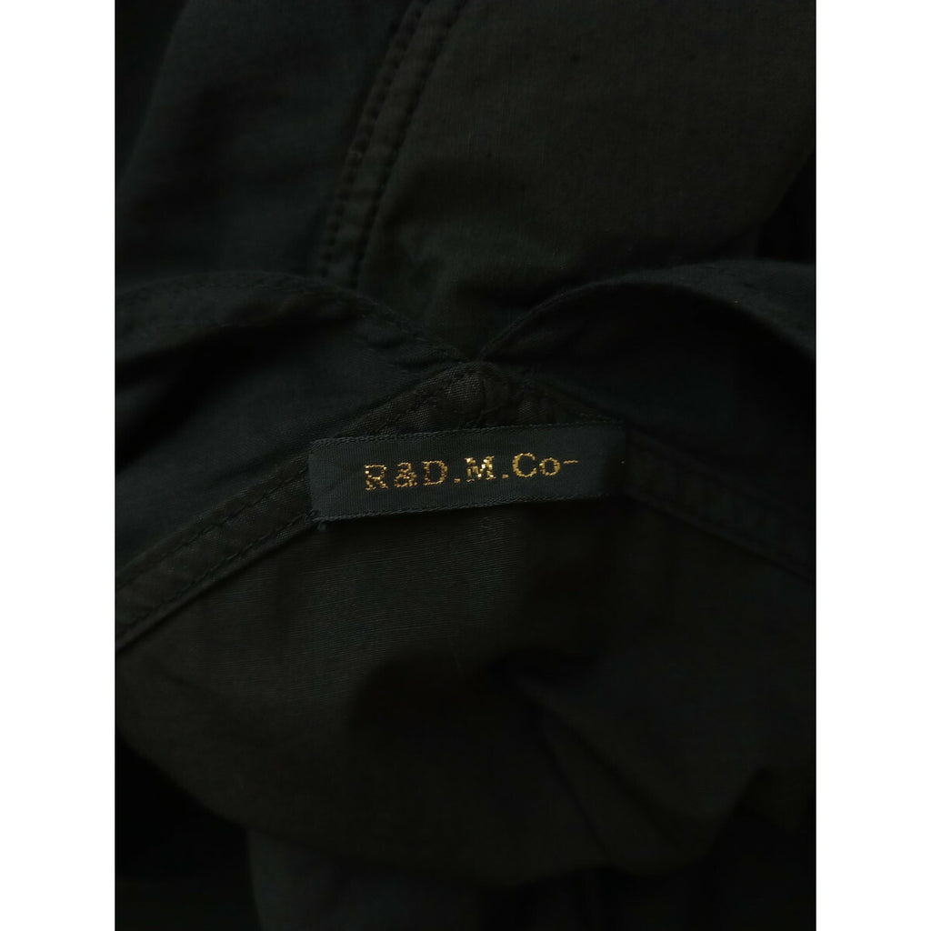 オールドマンズテーラー R&D.M.Co- コットン リネン ロング ワンピース 黒 ブラック ポケット【中古】