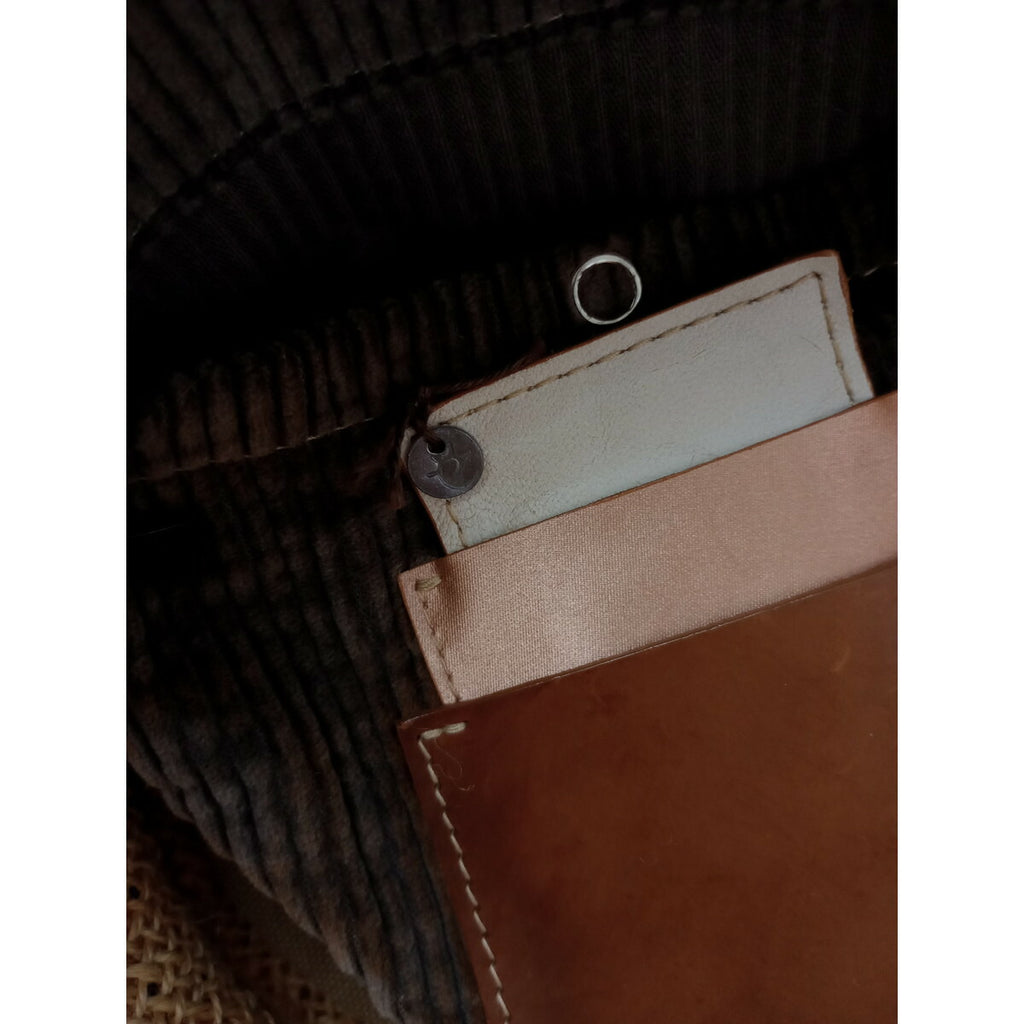 ebagos エバゴス ファー付き バッグ 白【中古】