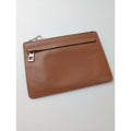 LOEWE ロエベ アナグラム レザー ポーチ ブラウン【中古】